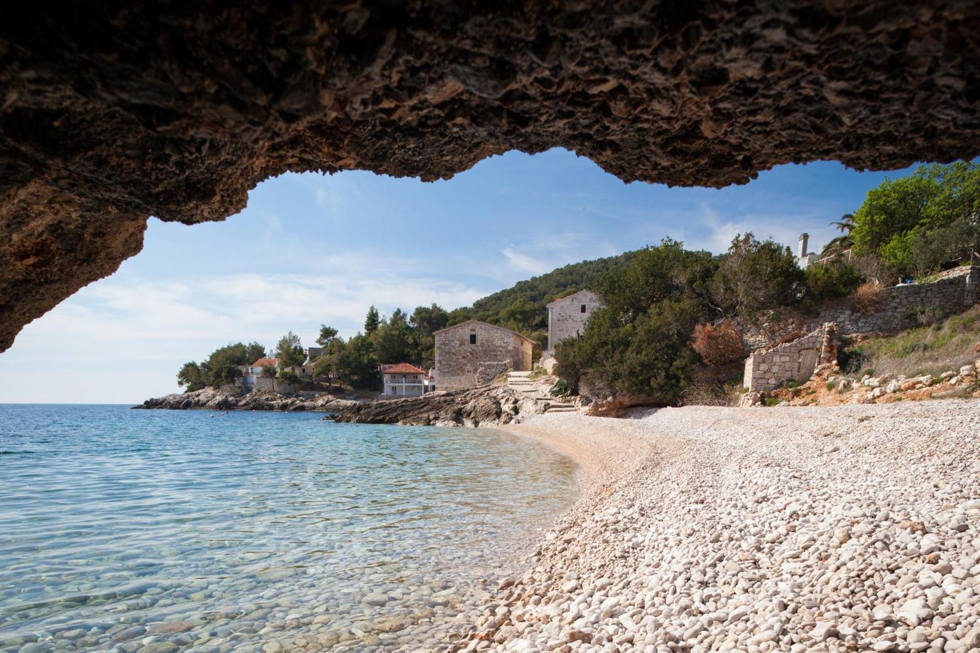 Seaside House For Families With Children Cove Tvrdni Dolac, Hvar - 2057 Gdinj Εξωτερικό φωτογραφία
